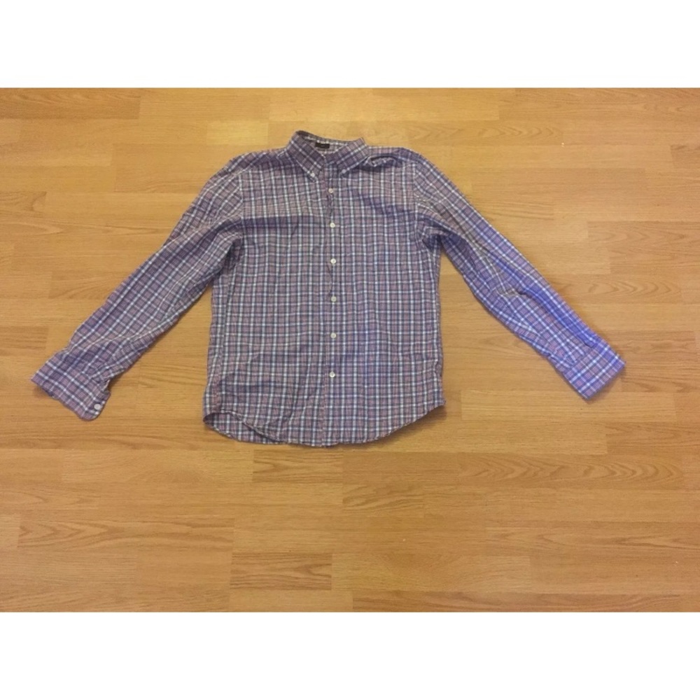 J Crew Men’s Plaid Medium Button Down Shirt